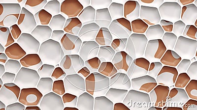 Abstract Ceramic Texture: 3d Renders With Irregular Forms And Mosaic-inspired Realism Stock Photo