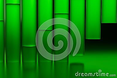 3d green color Background. Web Background. Web banner. computer render image. Stock Photo