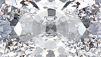 3D illustration crop diamond texture macro Cartoon Illustration