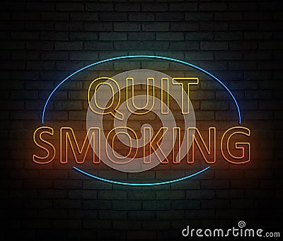 Quit smoking concept. Stock Photo