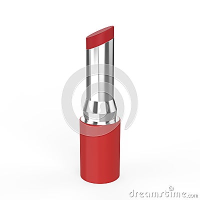 3D illustration red lipstick Cartoon Illustration