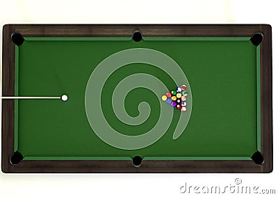 snooker Cartoon Illustration