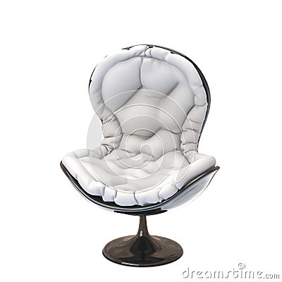 3D Illustration Soft Armchair Stock Photo