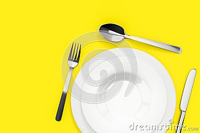 some typical style dishware Cartoon Illustration