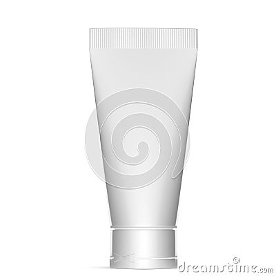 3d illustration of a tube of toothpaste or cream Cartoon Illustration