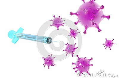 Virus antidote Cartoon Illustration