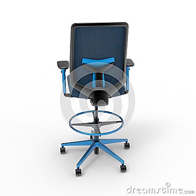 3D image office working chair 7 Stock Photo