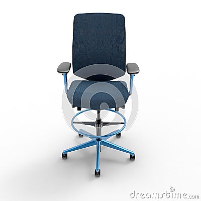 3D image office working chair 6 Stock Photo