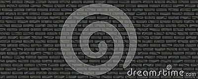 3d material black organic brick texture background Stock Photo