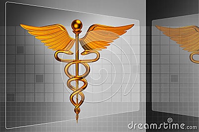 3d medical logo Stock Photo