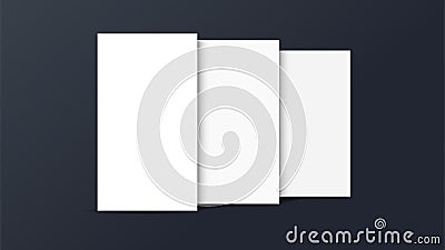 3D Mockup mobile app interface. Blank app screen front view. Horizontal 9:16 aspect ratio created by . Stock Photo