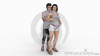 3d Pregnant Girls