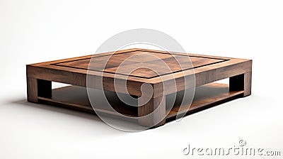 High Resolution Coffee Table With Realistic Rendering Stock Photo