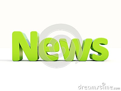 3d news Cartoon Illustration