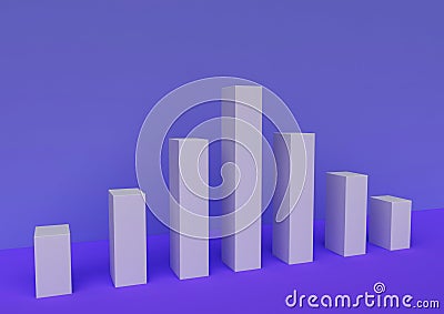 The 3d picture about infographic Stock Photo