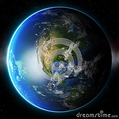 3D Planet Earth. Elements of this image furnished by NASA. Other Stock Photo