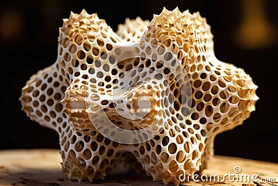 4d printed structures self-assembling Stock Photo