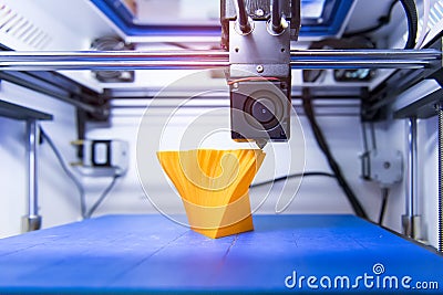 3D printer or additive manufacturing Stock Photo