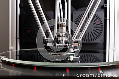 3D printer in closeup Stock Photo