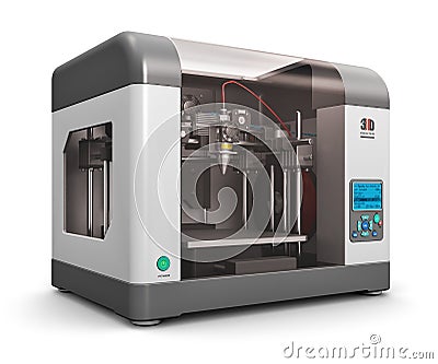 3D printer Stock Photo