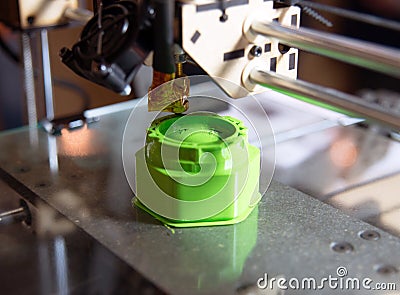 3D Printer - FDM Printing Stock Photo