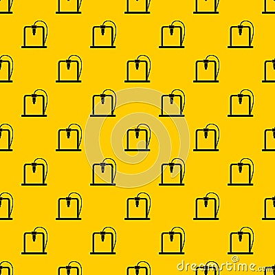 3D printer frame pattern vector Vector Illustration