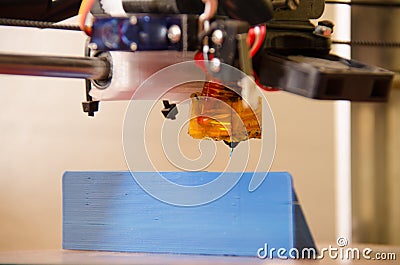 3D Printer low angle Stock Photo