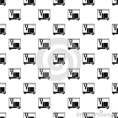 3d printer pattern, simple style Vector Illustration