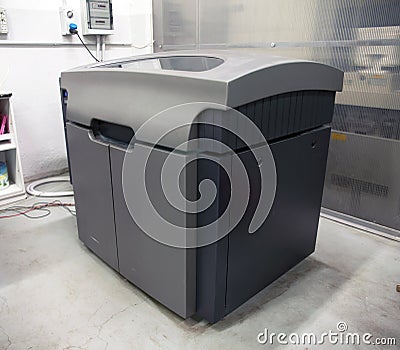 3D Printer (Polyjet) Stock Photo