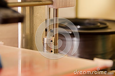 3D printer y shaft Stock Photo