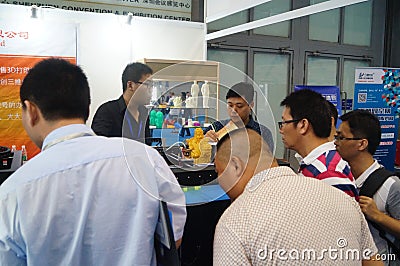 3D printing applications and facilities and Equipment Exhibition Editorial Stock Photo