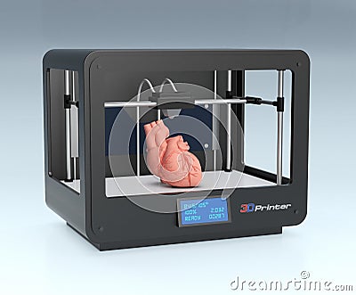 3d printing in medicine Stock Photo