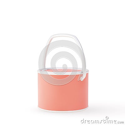 3d realistic bucket paint. Vector illustration Vector Illustration