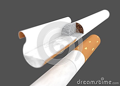 Cigarette filter Stock Photo