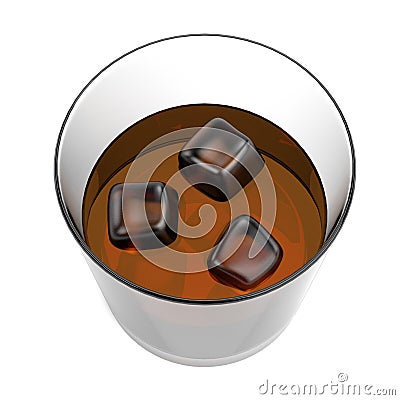 3d render of alcohol drink Stock Photo