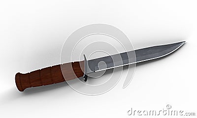 Combat knife Stock Photo