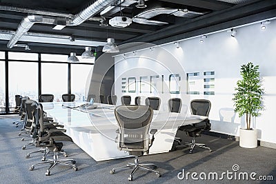 3d render - conference room in an office building Stock Photo