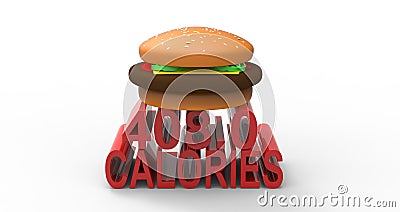 Counting calories Stock Photo