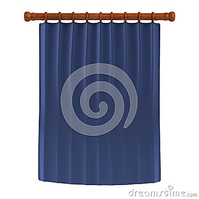 3d render of curtain Stock Photo