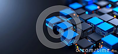A 3D render depicting a worldwide encrypted cybersecurity network, focused on mobile data collection through AI Stock Photo