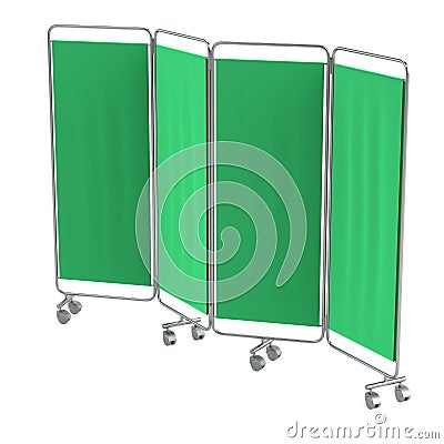 3d render of folding screen Stock Photo