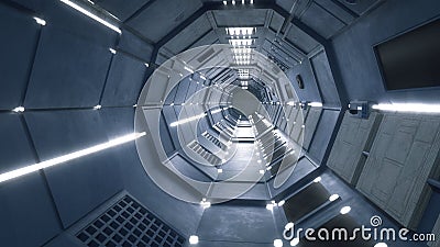 Futuristic interior concept architecture Stock Photo