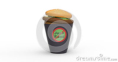 Garbage Food Stock Photo