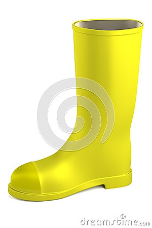 3d render of gum boots Stock Photo