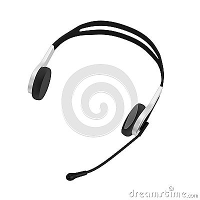 3d render of headphones Stock Photo