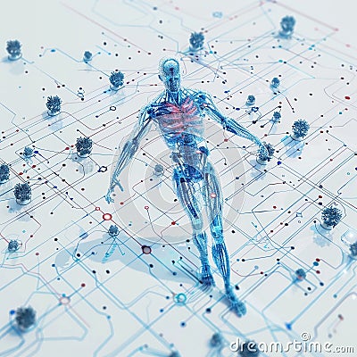 3D render icon Scatter plot with characters interacting in a fun and educational way icon 3d render Stock Photo