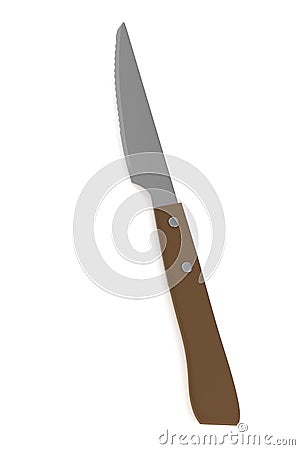 3d render of knife Stock Photo