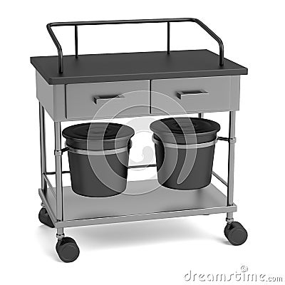 3d render of medical table Stock Photo