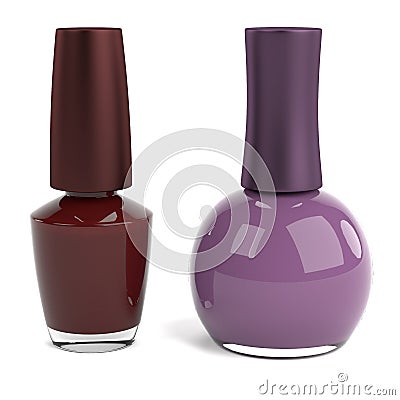 3d render of nailpolish Stock Photo