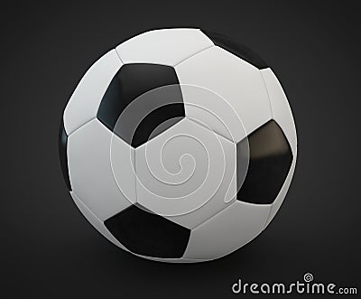 3d render of a soccer ball Stock Photo